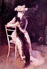 Rose and Silver Portrait of Mrs Whibley by James Abbott McNeill Whistler